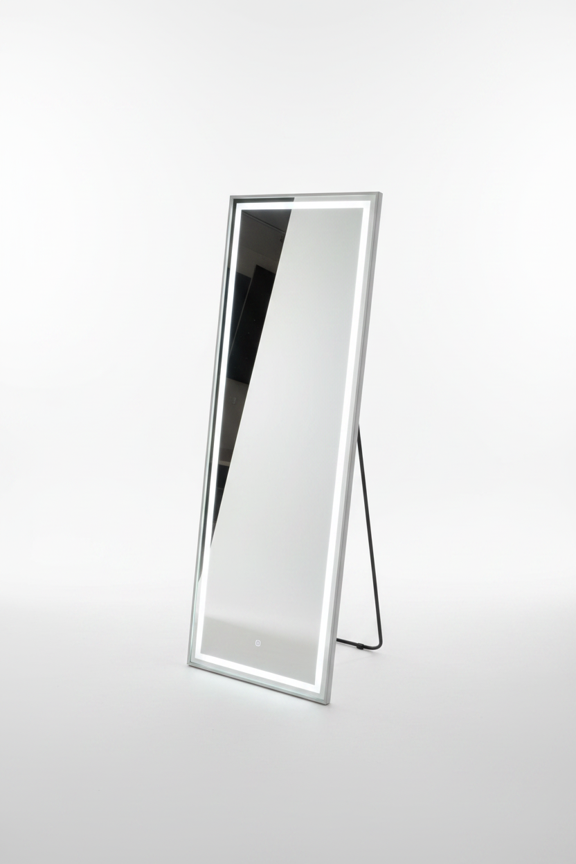 Miroir Épure — Fond blanc pur