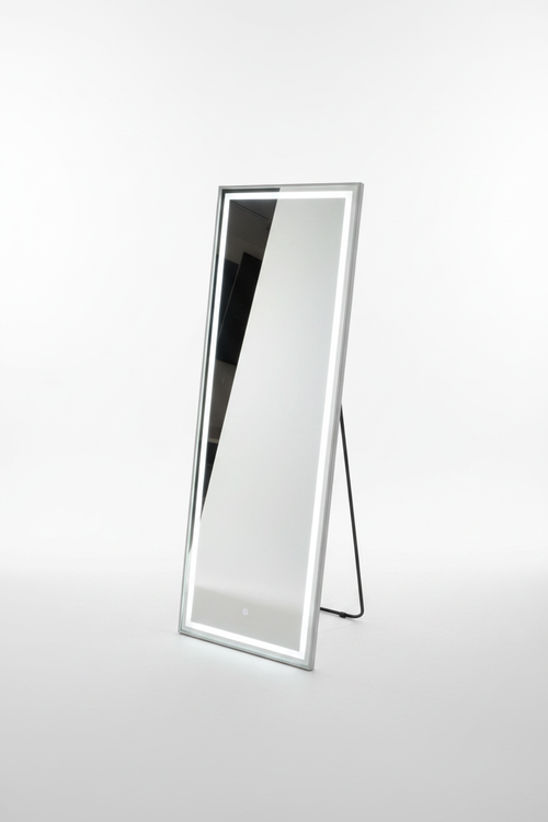 Miroir Épure — Fond blanc pur